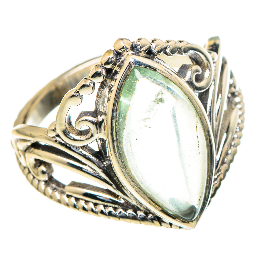 Prehnite Rings handcrafted by Anasilvercos - RING98004