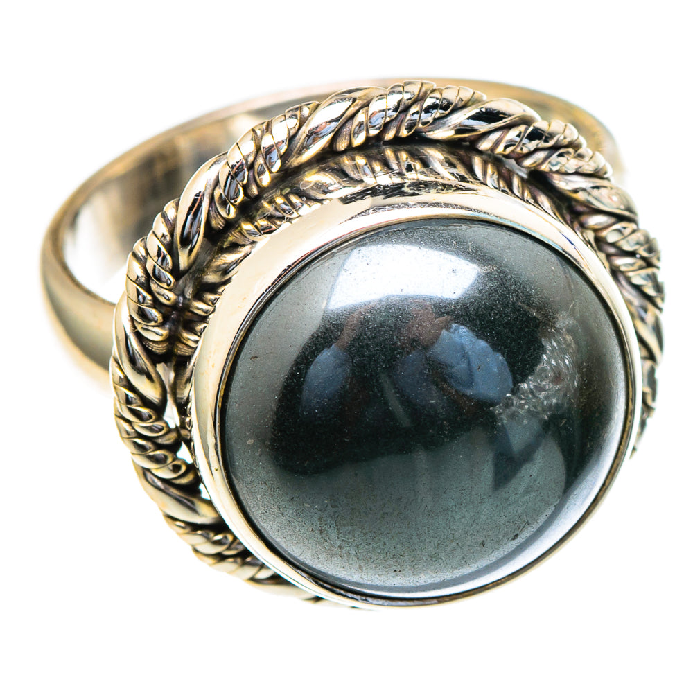 Hematite Rings handcrafted by Anasilvercos - RING98032