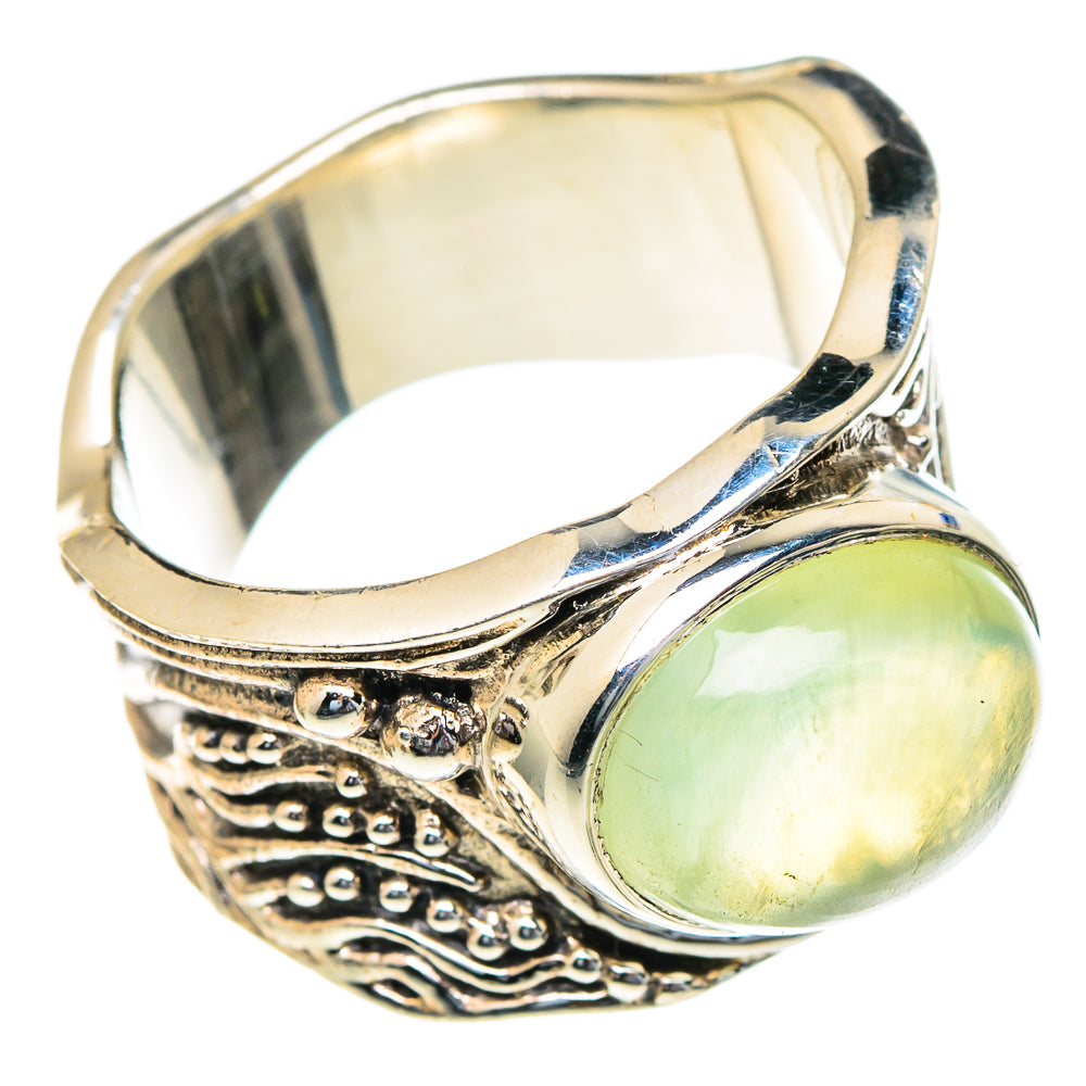 Prehnite Rings handcrafted by Anasilvercos - RING98043 - Photo 2