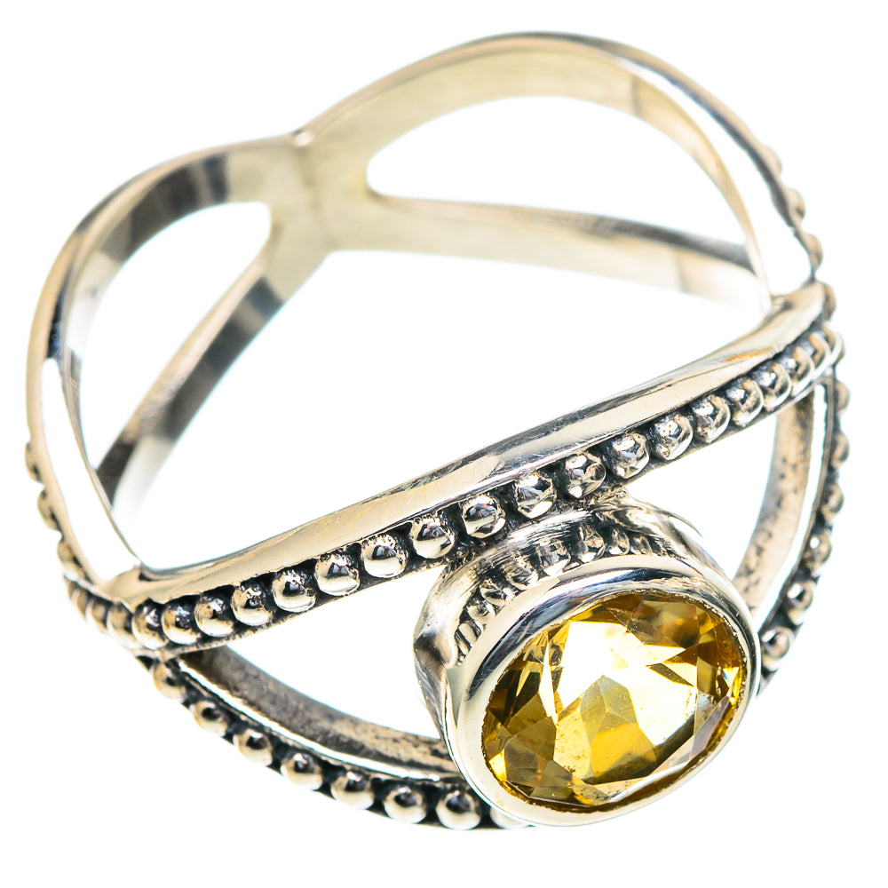 Citrine Rings handcrafted by Anasilvercos - RING98048