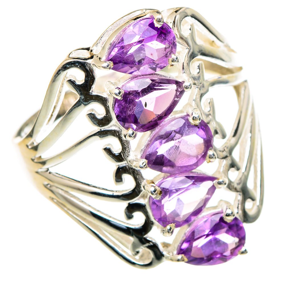 Amethyst Rings handcrafted by Anasilvercos - RING98061