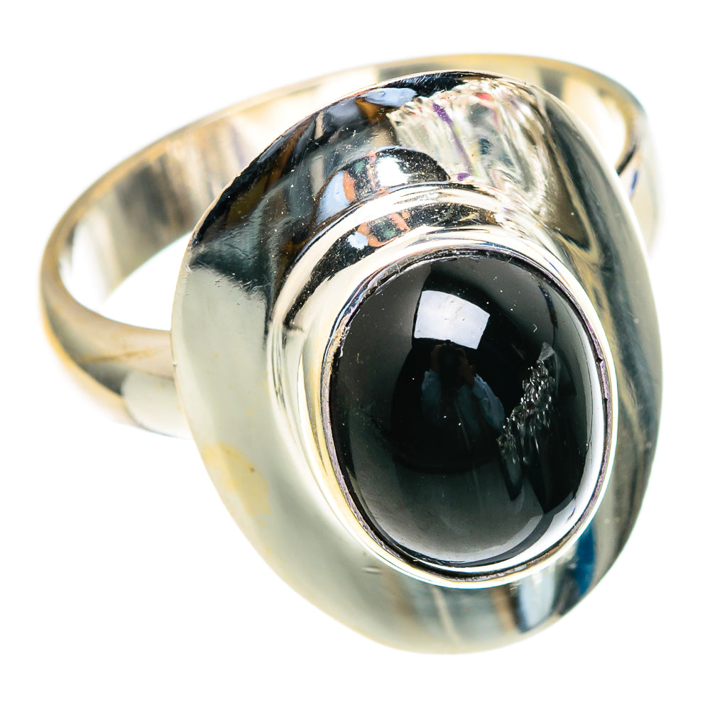 Black Onyx Rings handcrafted by Anasilvercos - RING98062 - Photo 2