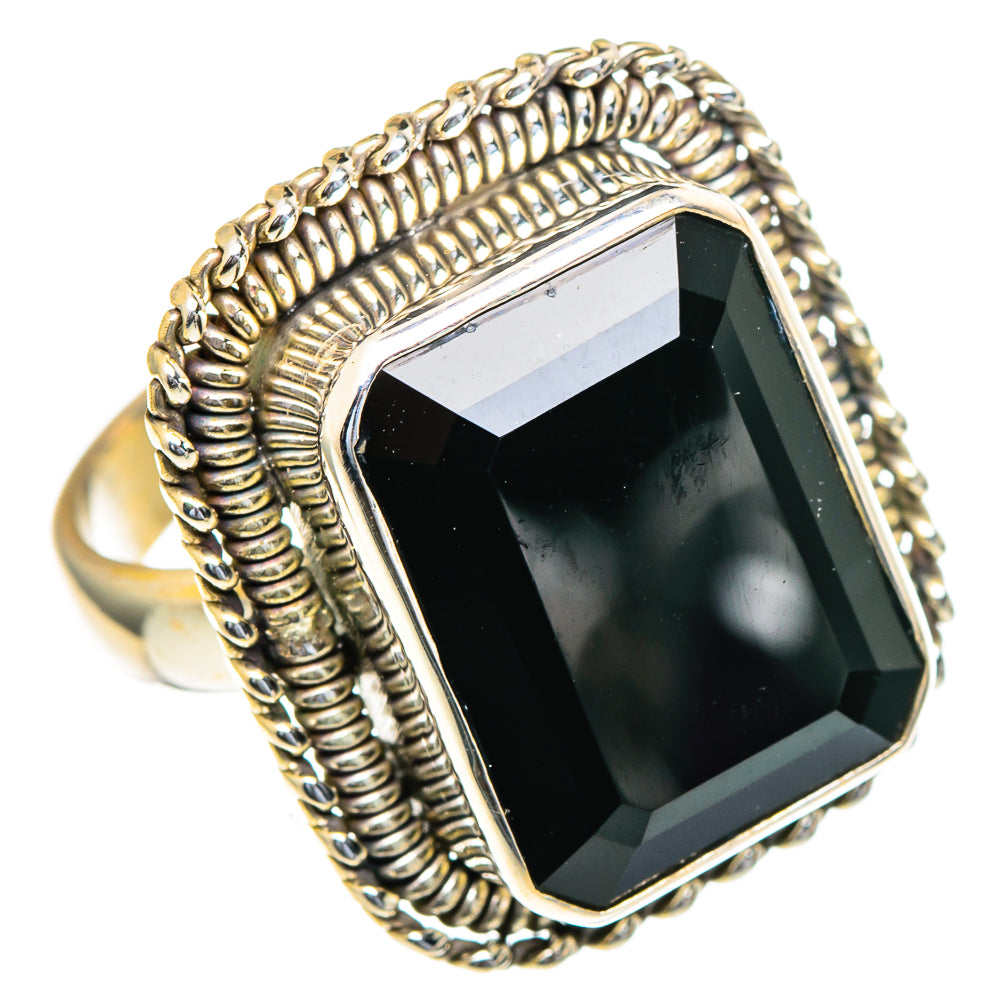 Black Onyx Rings handcrafted by Anasilvercos - RING98063