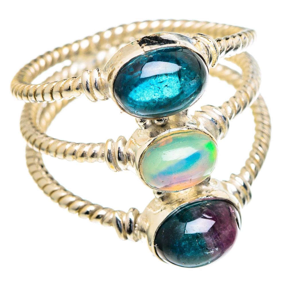 Ethiopian Opal Rings handcrafted by Anasilvercos - RING98068