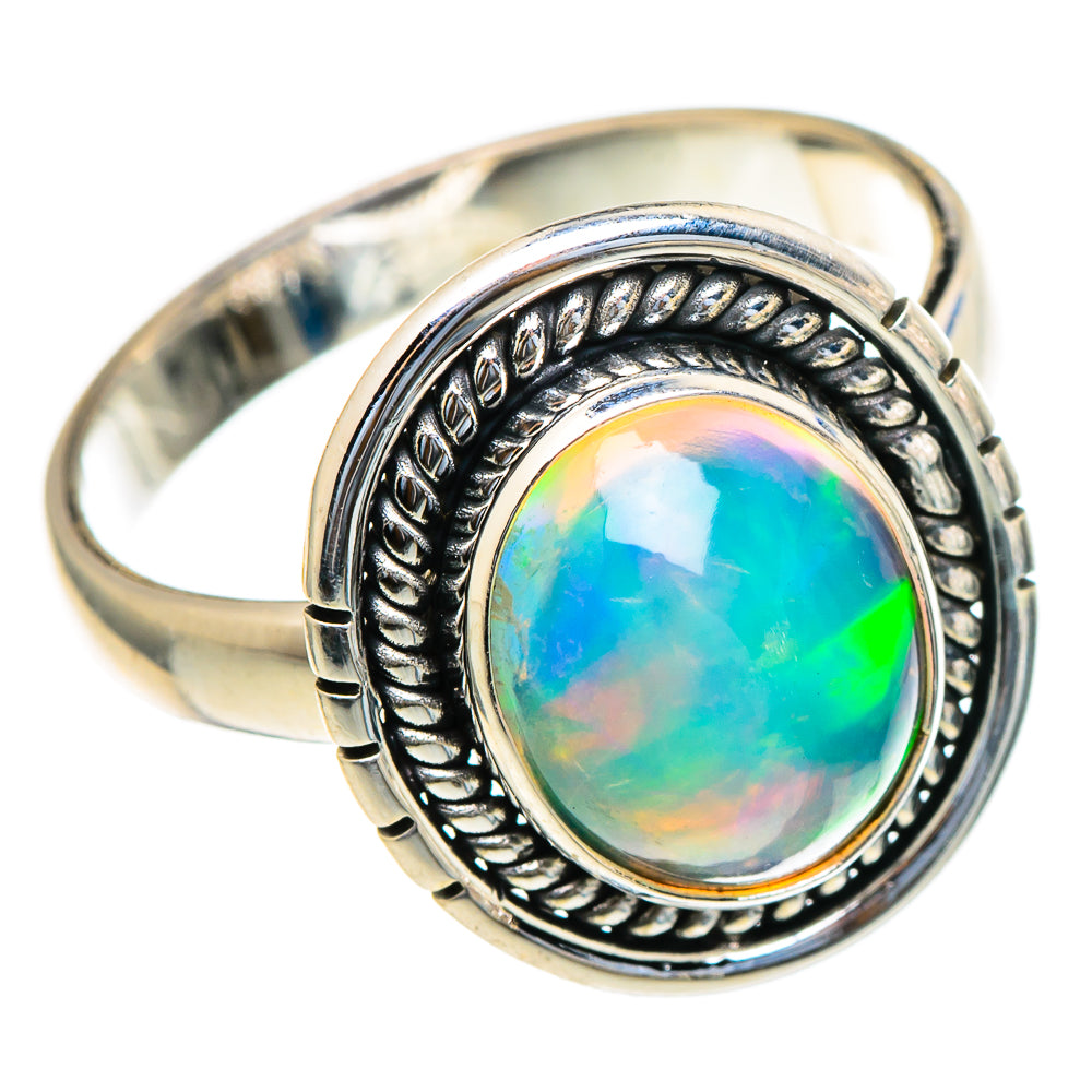 Ethiopian Opal Rings handcrafted by Anasilvercos - RING98069