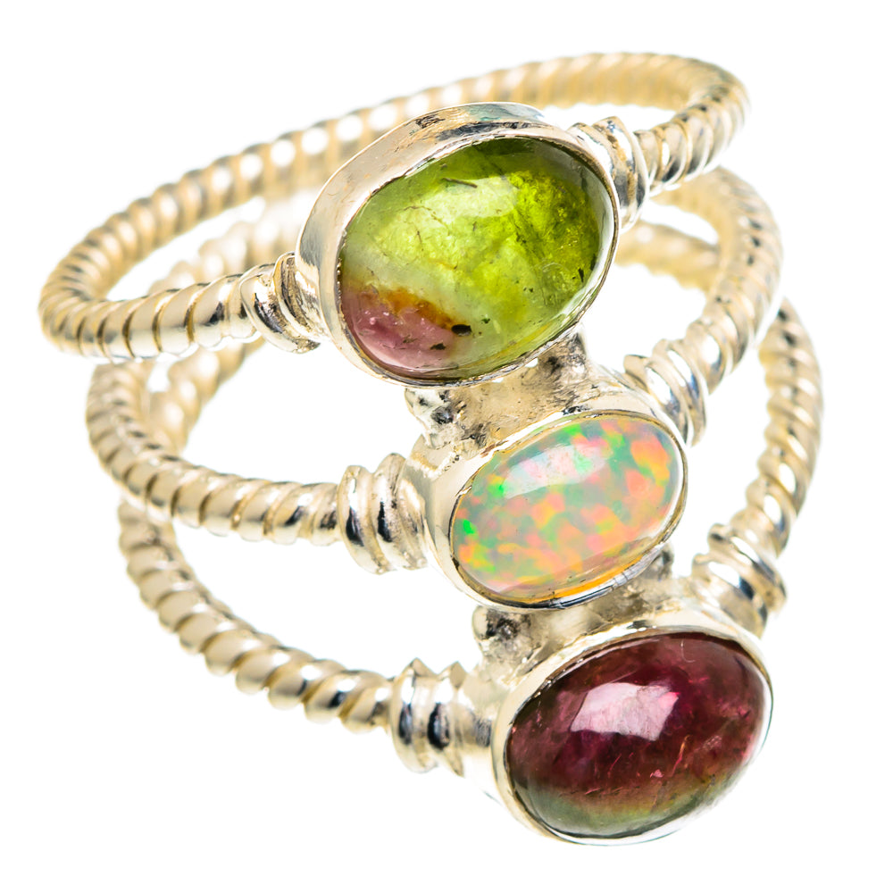 Ethiopian Opal Rings handcrafted by Anasilvercos - RING98070