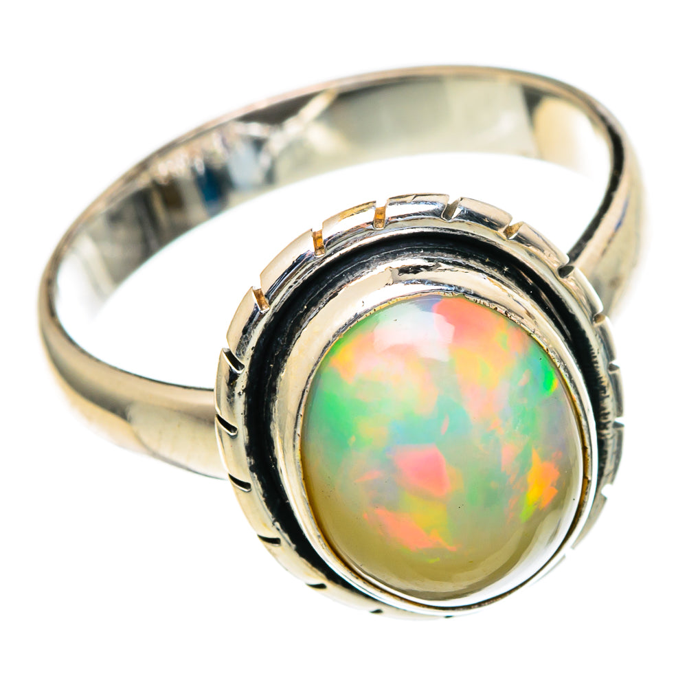 Ethiopian Opal Rings handcrafted by Anasilvercos - RING98071