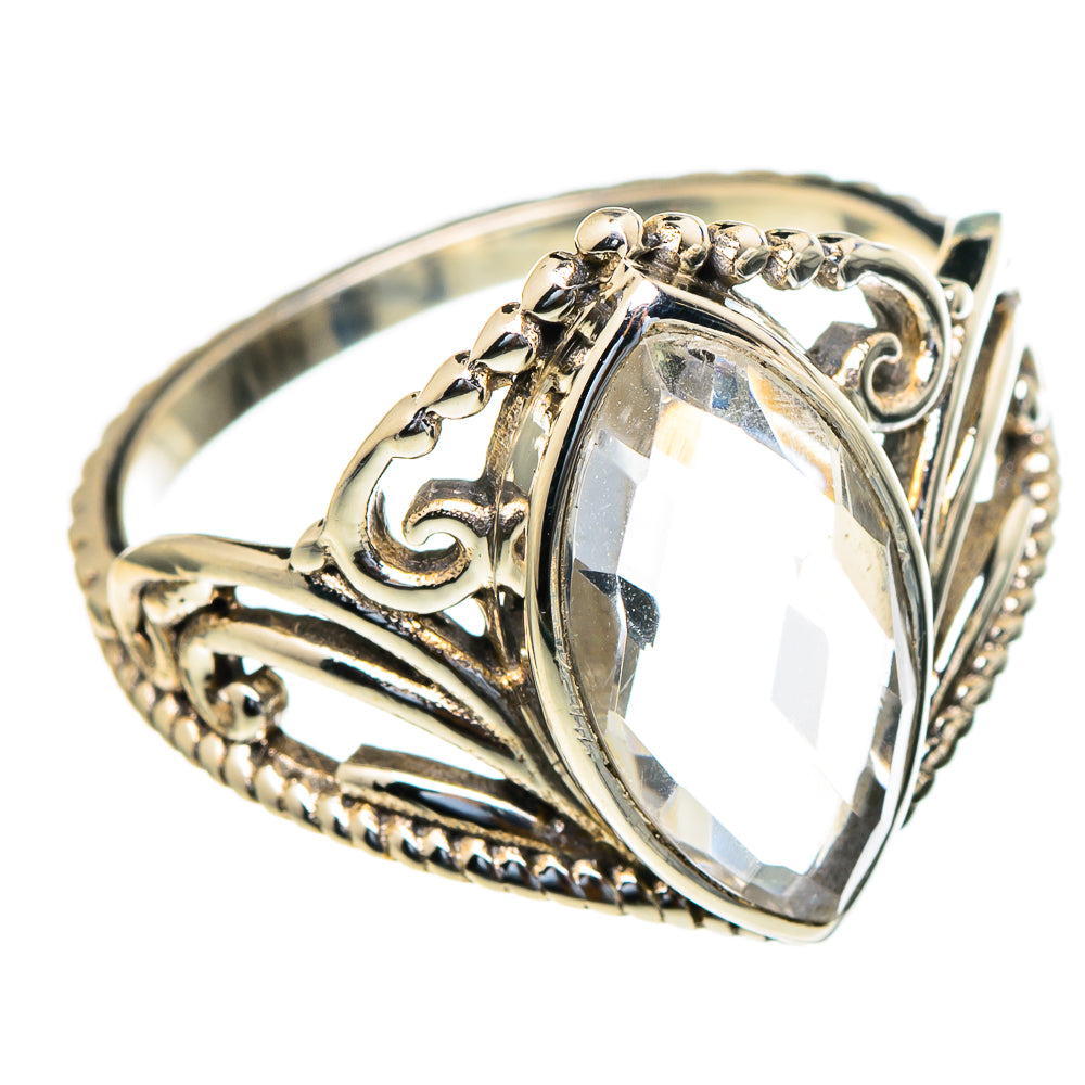 White Quartz Rings handcrafted by Anasilvercos - RING98101