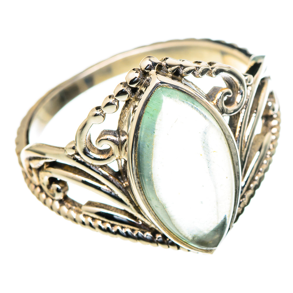 Aqua Chalcedony Rings handcrafted by Anasilvercos - RING98109