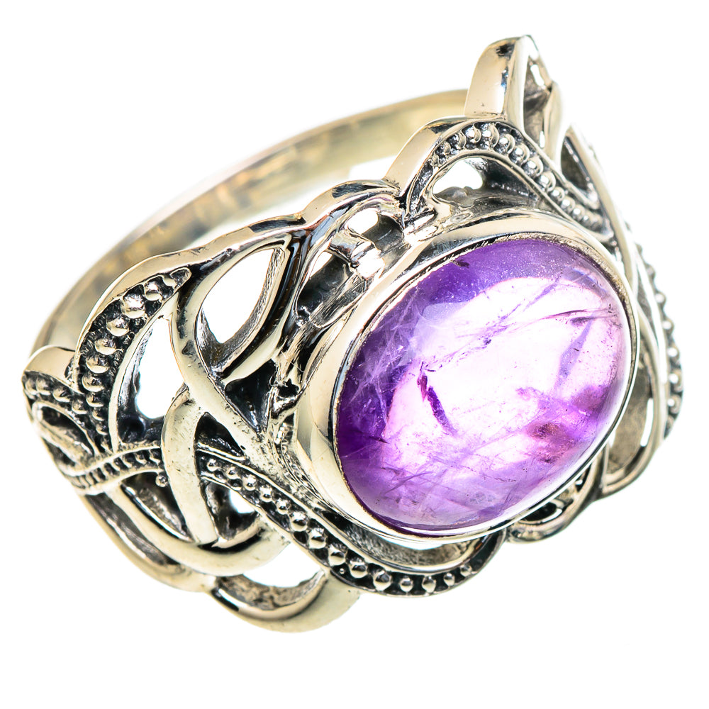 Amethyst Rings handcrafted by Anasilvercos - RING98130 - Photo 2