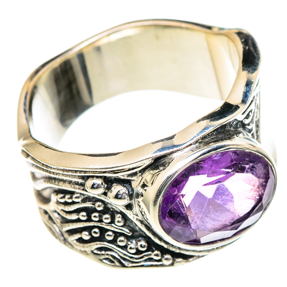 Amethyst Rings handcrafted by Anasilvercos - RING98131