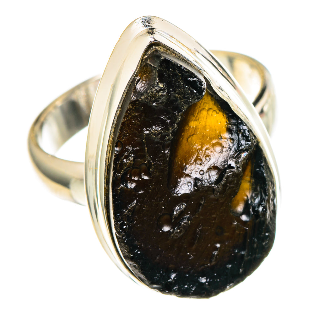 Tektite Rings handcrafted by Anasilvercos - RING98134 - Photo 2