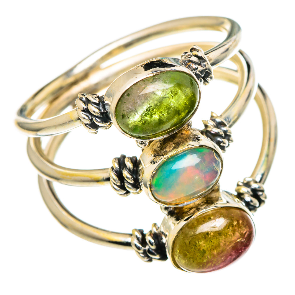 Ethiopian Opal Rings handcrafted by Anasilvercos - RING98139