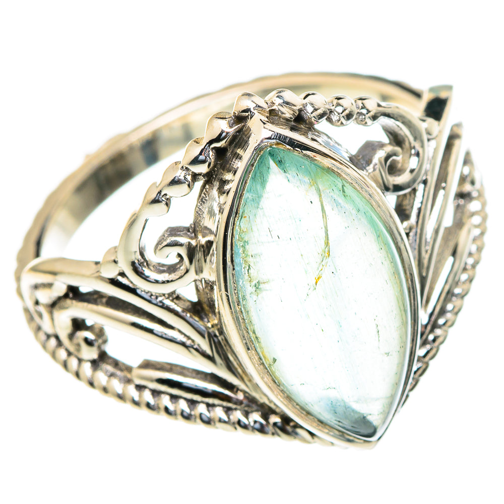 Aqua Chalcedony Rings handcrafted by Anasilvercos - RING98143