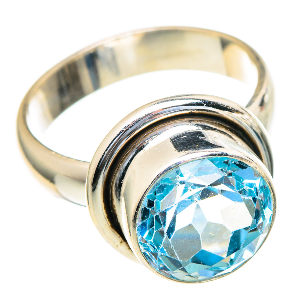 Blue Topaz Rings handcrafted by Anasilvercos - RING98144 - Photo 2