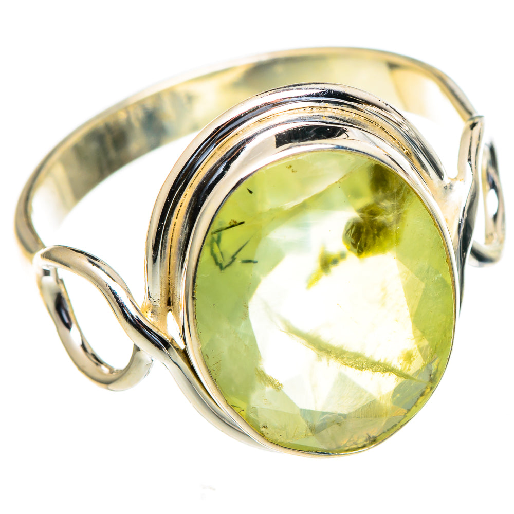 Prehnite Rings handcrafted by Anasilvercos - RING98151 - Photo 2