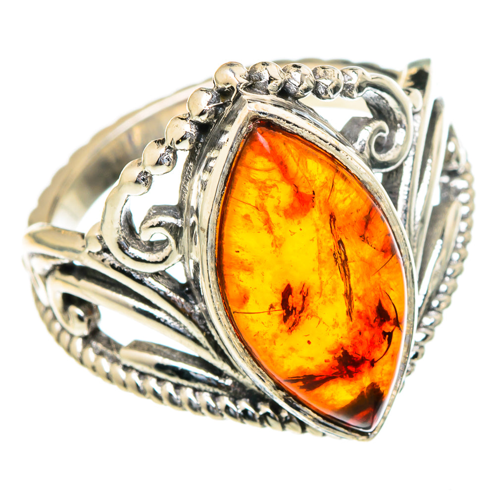 Baltic Amber Rings handcrafted by Anasilvercos - RING98156