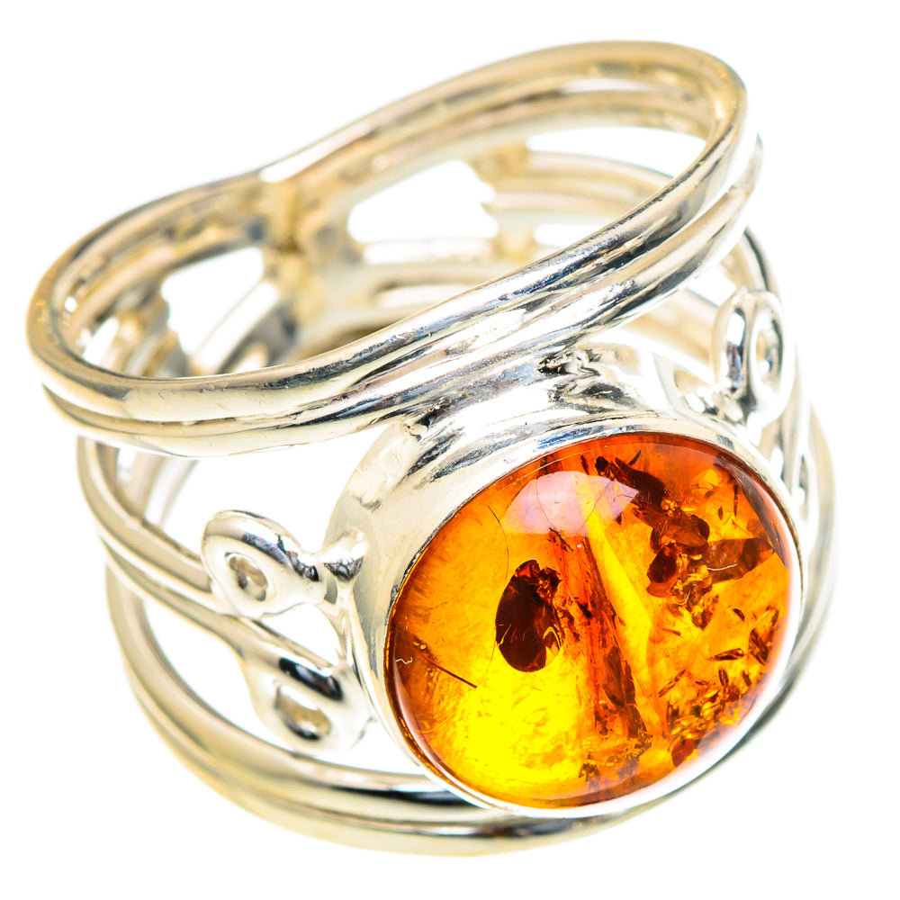 Baltic Amber Rings handcrafted by Anasilvercos - RING98157