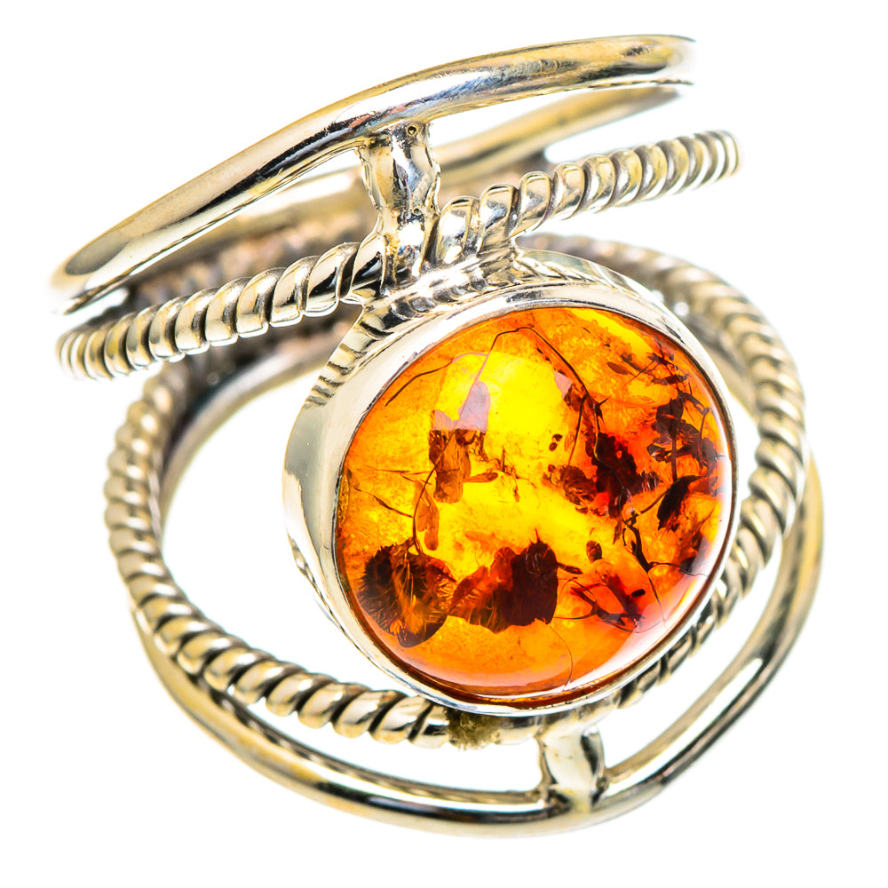Baltic Amber Rings handcrafted by Anasilvercos - RING98185