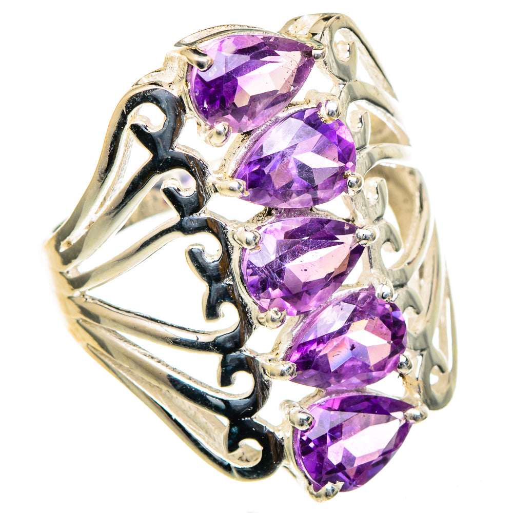 Amethyst Rings handcrafted by Anasilvercos - RING98193
