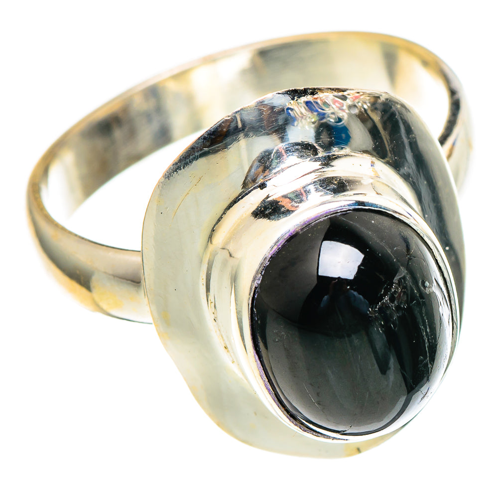 Black Onyx Rings handcrafted by Anasilvercos - RING98199 - Photo 2