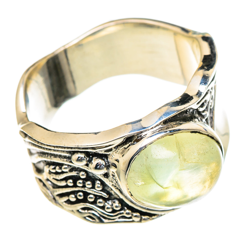 Prehnite Rings handcrafted by Anasilvercos - RING98211 - Photo 2