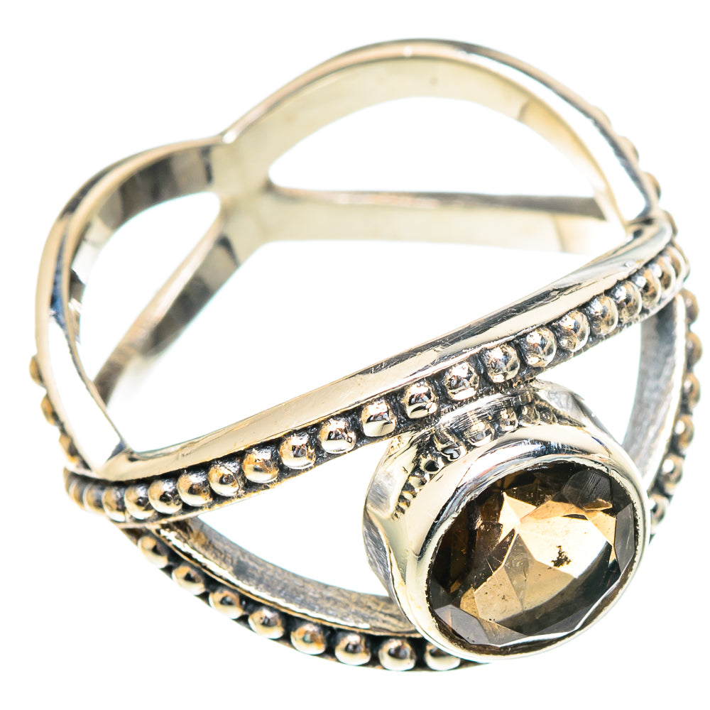 Smoky Quartz Rings handcrafted by Anasilvercos - RING98215