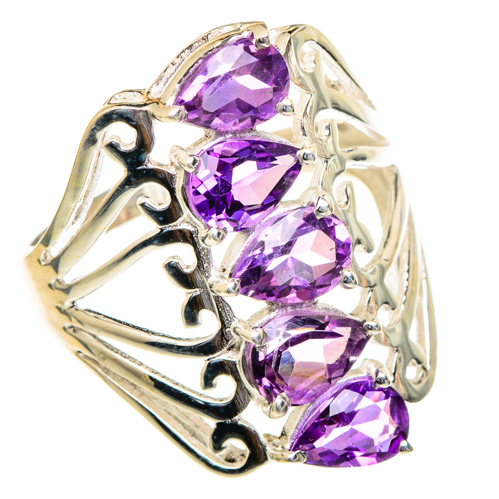 Amethyst Rings handcrafted by Anasilvercos - RING98223