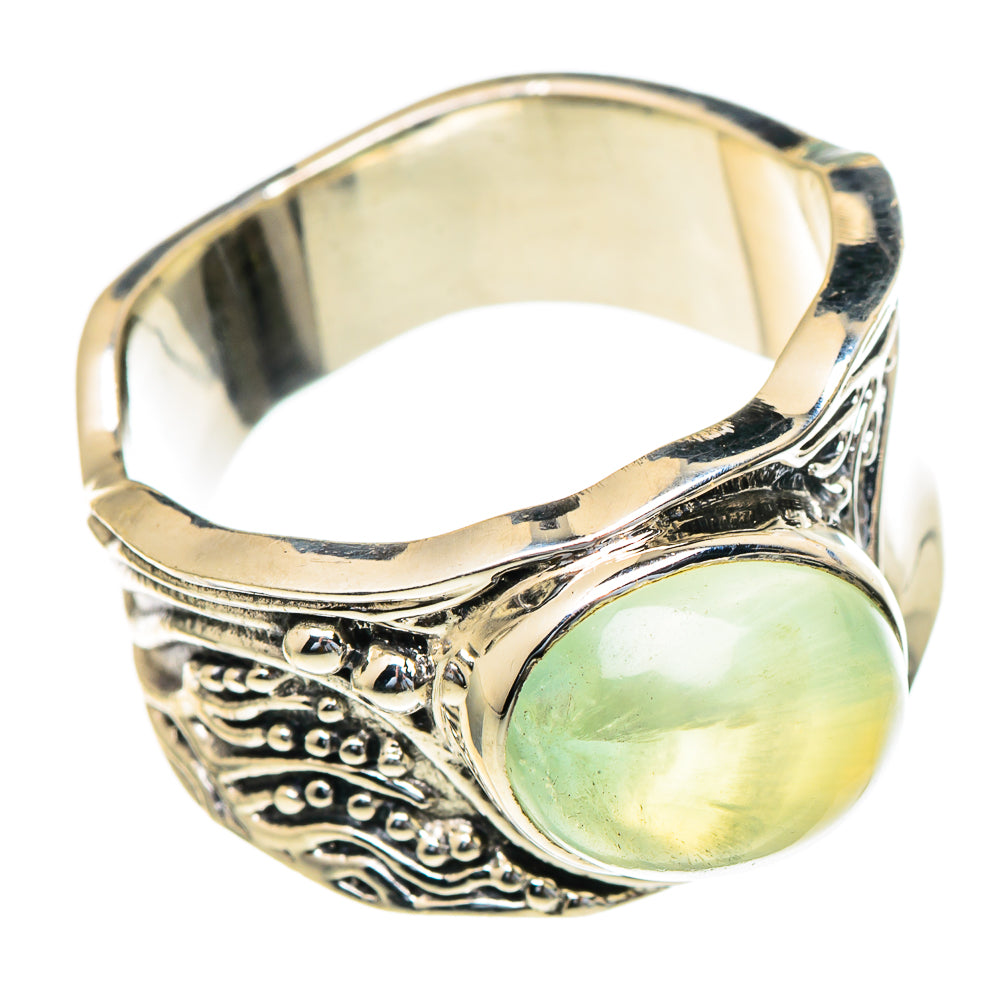 Prehnite Rings handcrafted by Anasilvercos - RING98242 - Photo 2