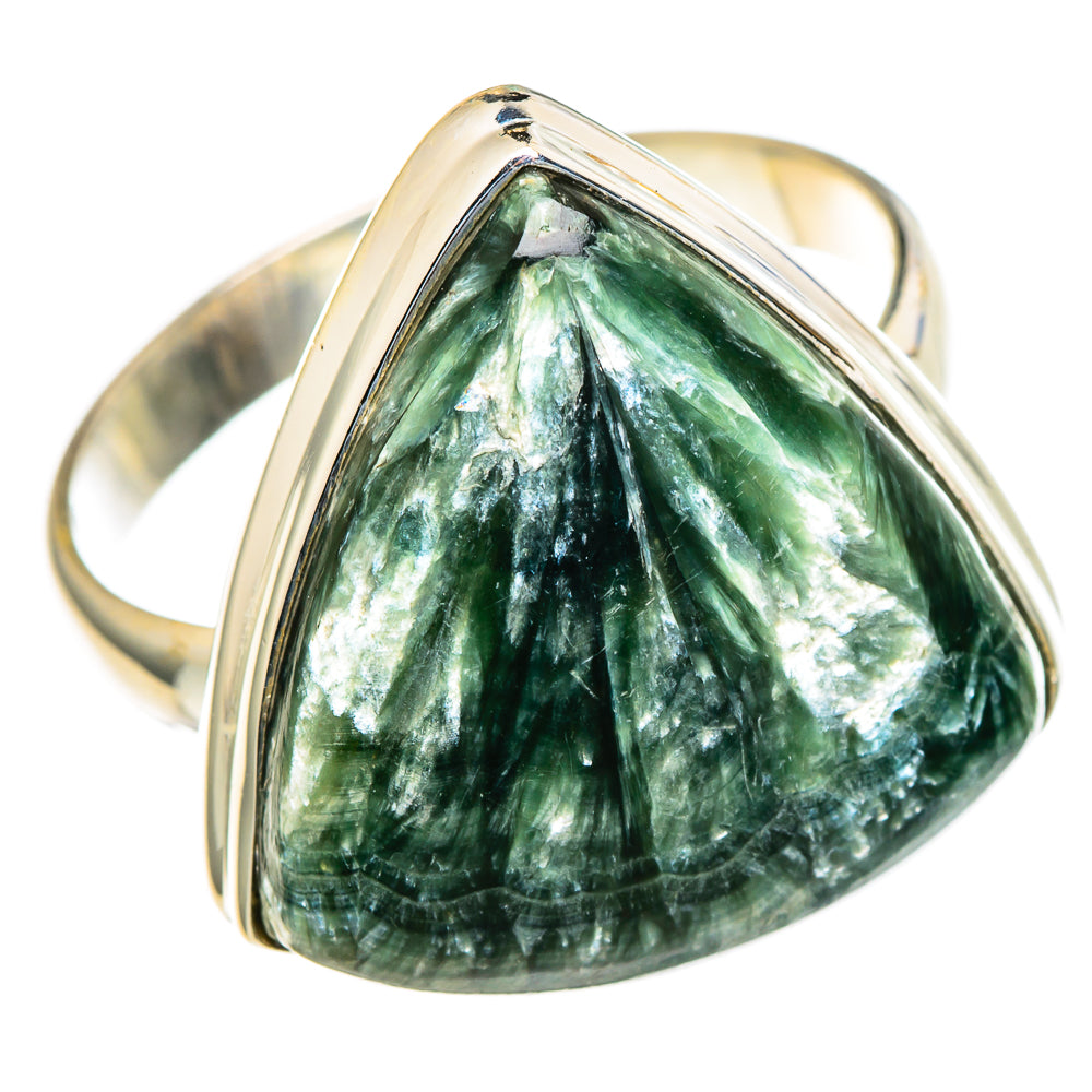 Seraphinite Rings handcrafted by Anasilvercos - RING98247 - Photo 2