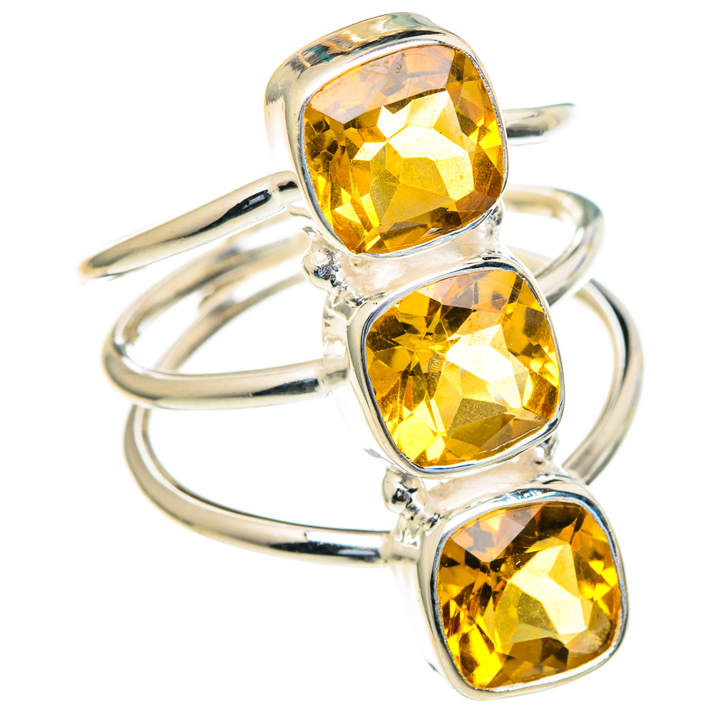 Citrine Rings handcrafted by Anasilvercos - RING98256
