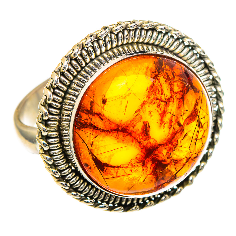 Baltic Amber Rings handcrafted by Anasilvercos - RING98258