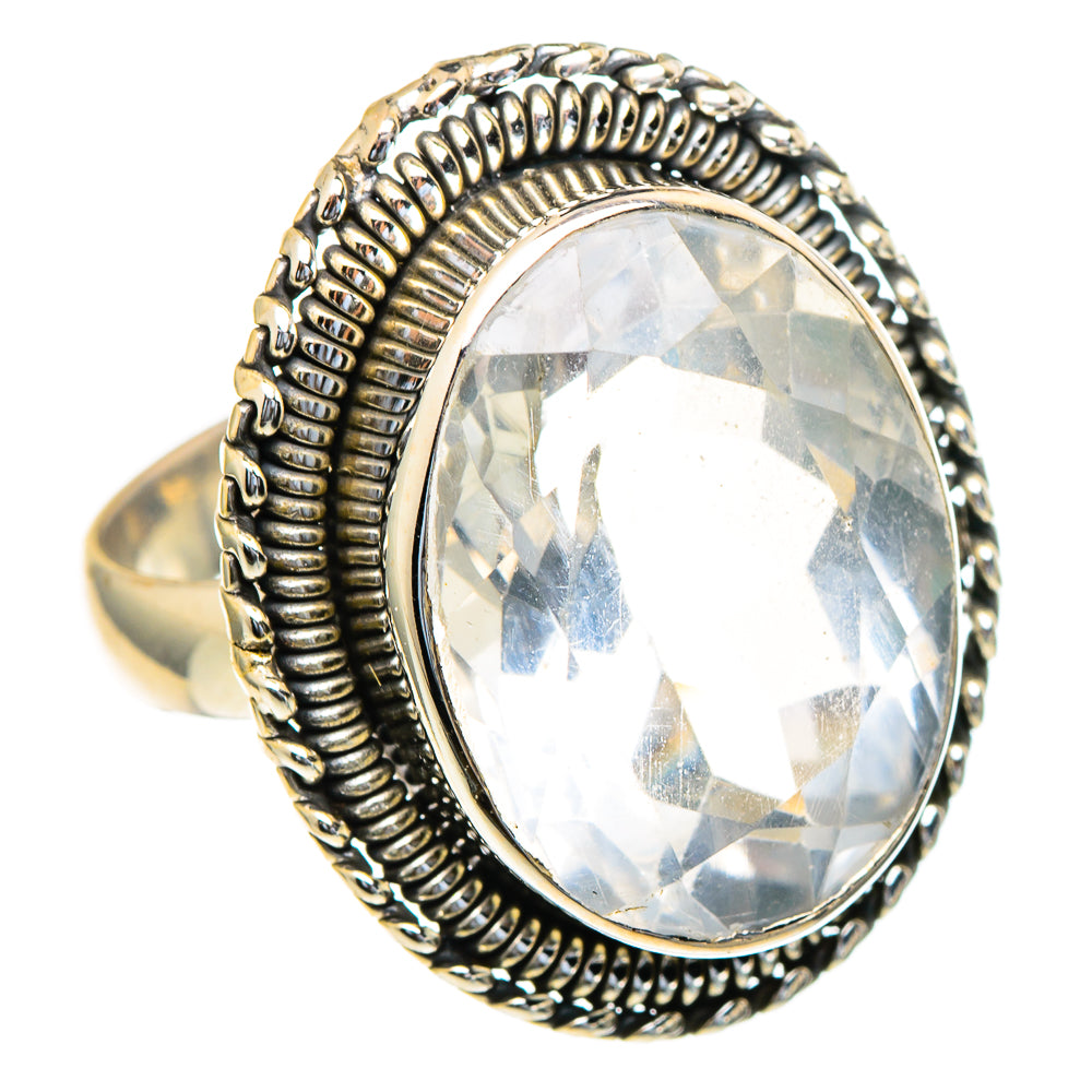 White Quartz Rings handcrafted by Anasilvercos - RING98269
