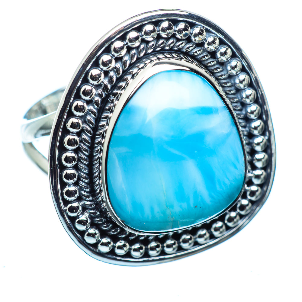 Larimar Rings handcrafted by Anasilvercos - RING982777