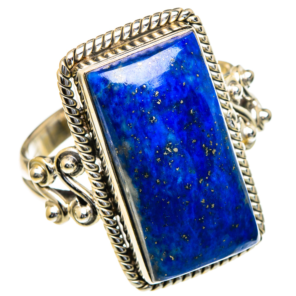 Lapis Lazuli Rings handcrafted by Anasilvercos - RING98281