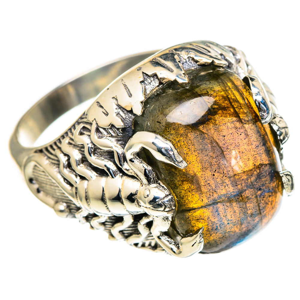 Labradorite Rings handcrafted by Anasilvercos - RING98286