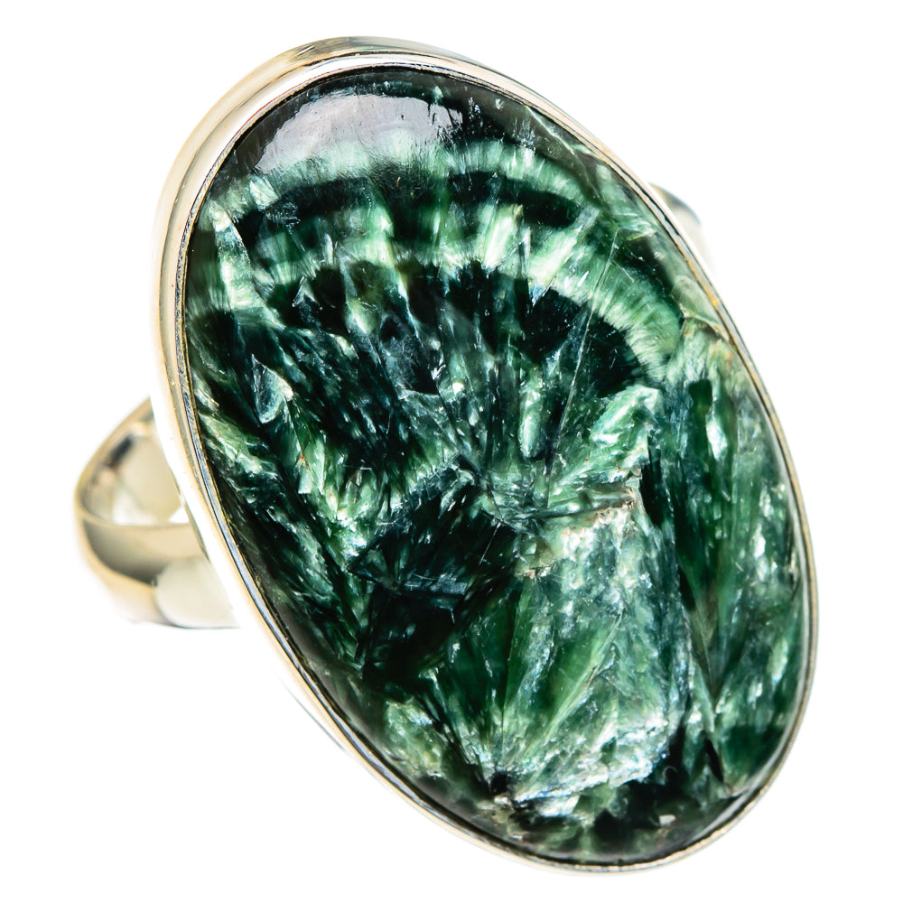 Seraphinite Rings handcrafted by Anasilvercos - RING98288