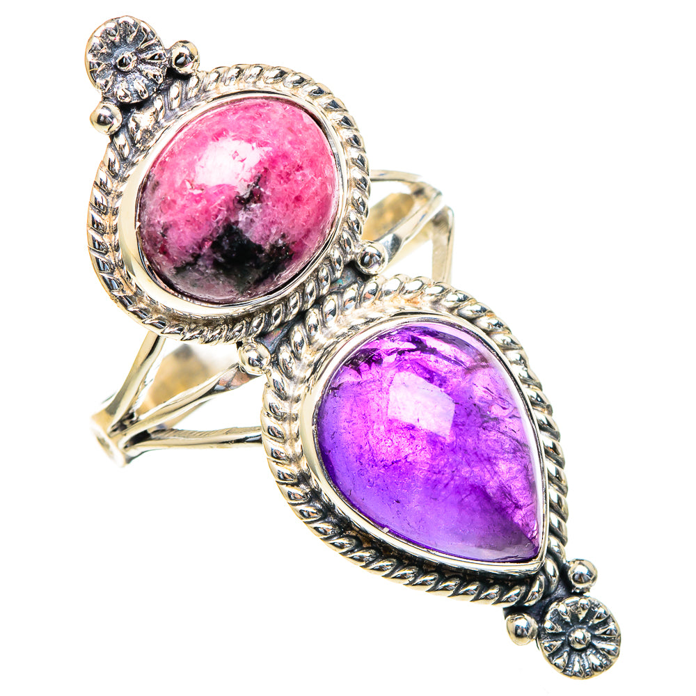 Rhodonite Rings handcrafted by Anasilvercos - RING98297