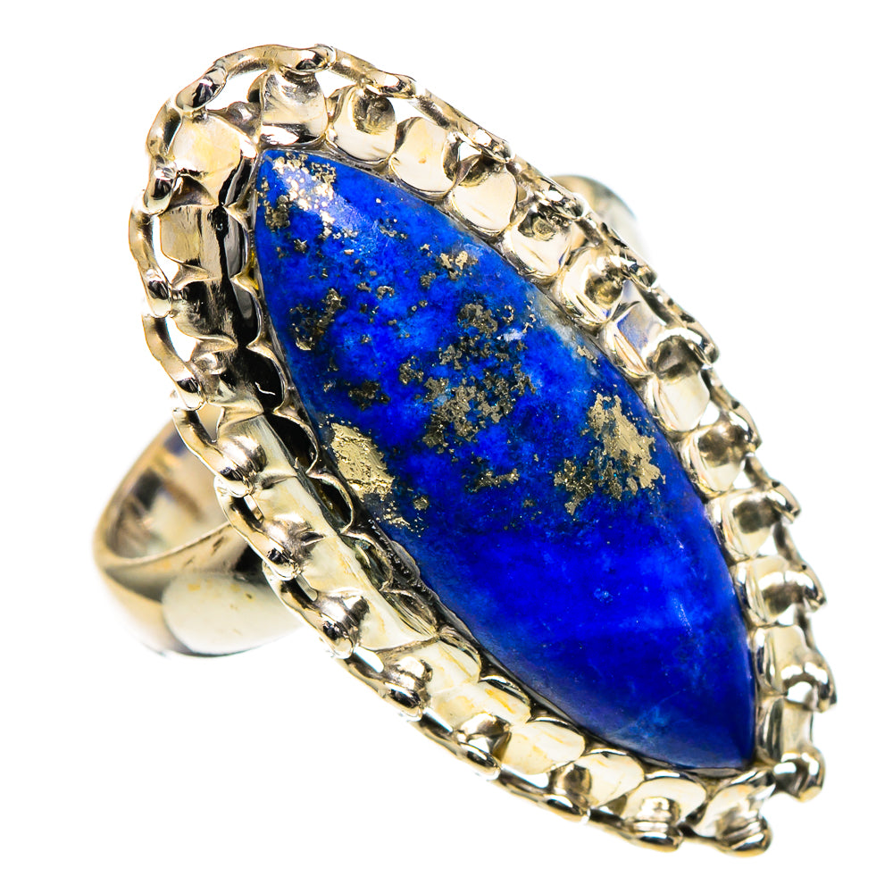 Lapis Lazuli Rings handcrafted by Anasilvercos - RING98304