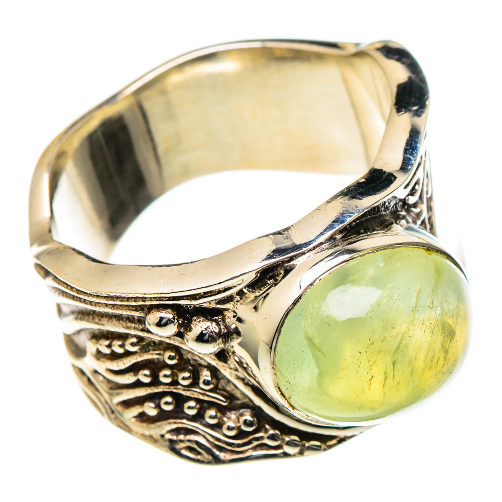Prehnite Rings handcrafted by Anasilvercos - RING98307 - Photo 2