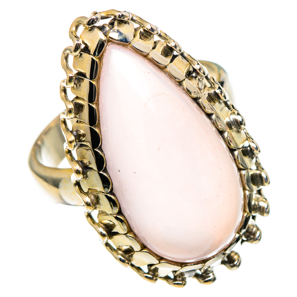 Rose Quartz Rings handcrafted by Anasilvercos - RING98313