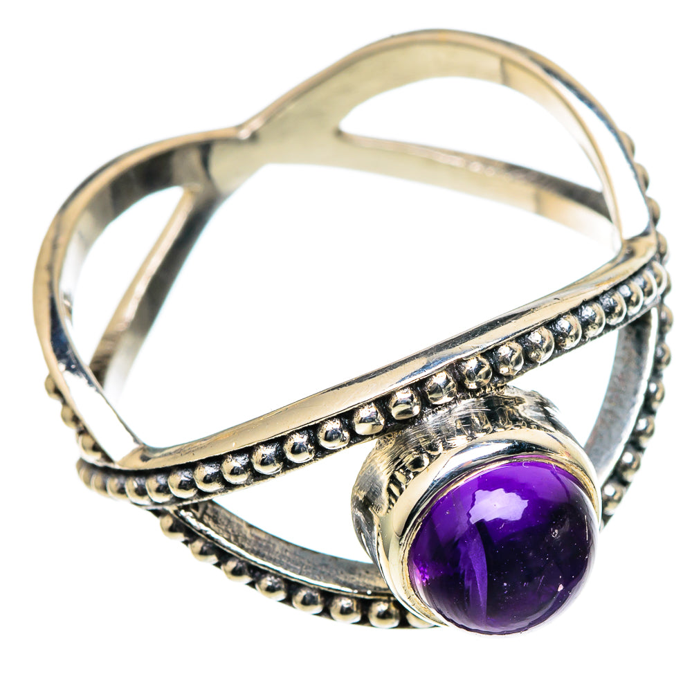 Amethyst Rings handcrafted by Anasilvercos - RING98322