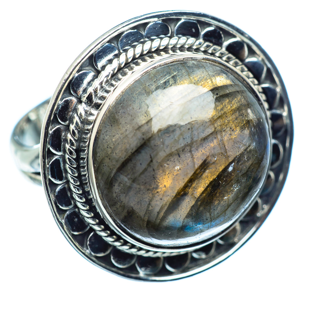 Labradorite Rings handcrafted by Anasilvercos - RING983293