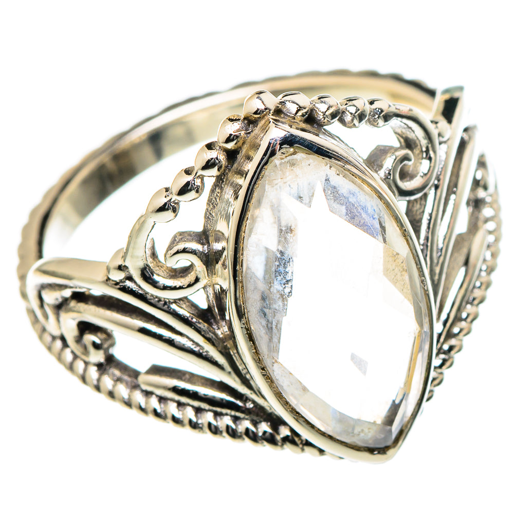 White Quartz Rings handcrafted by Anasilvercos - RING98330