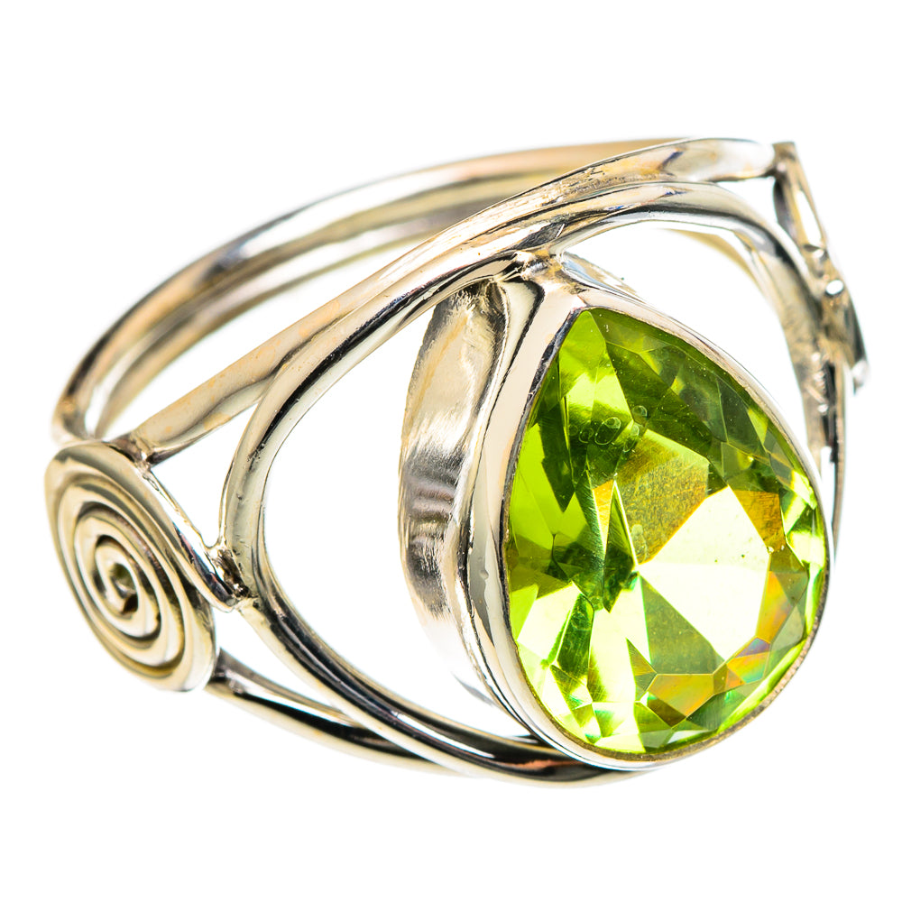 Peridot Rings handcrafted by Anasilvercos - RING98346
