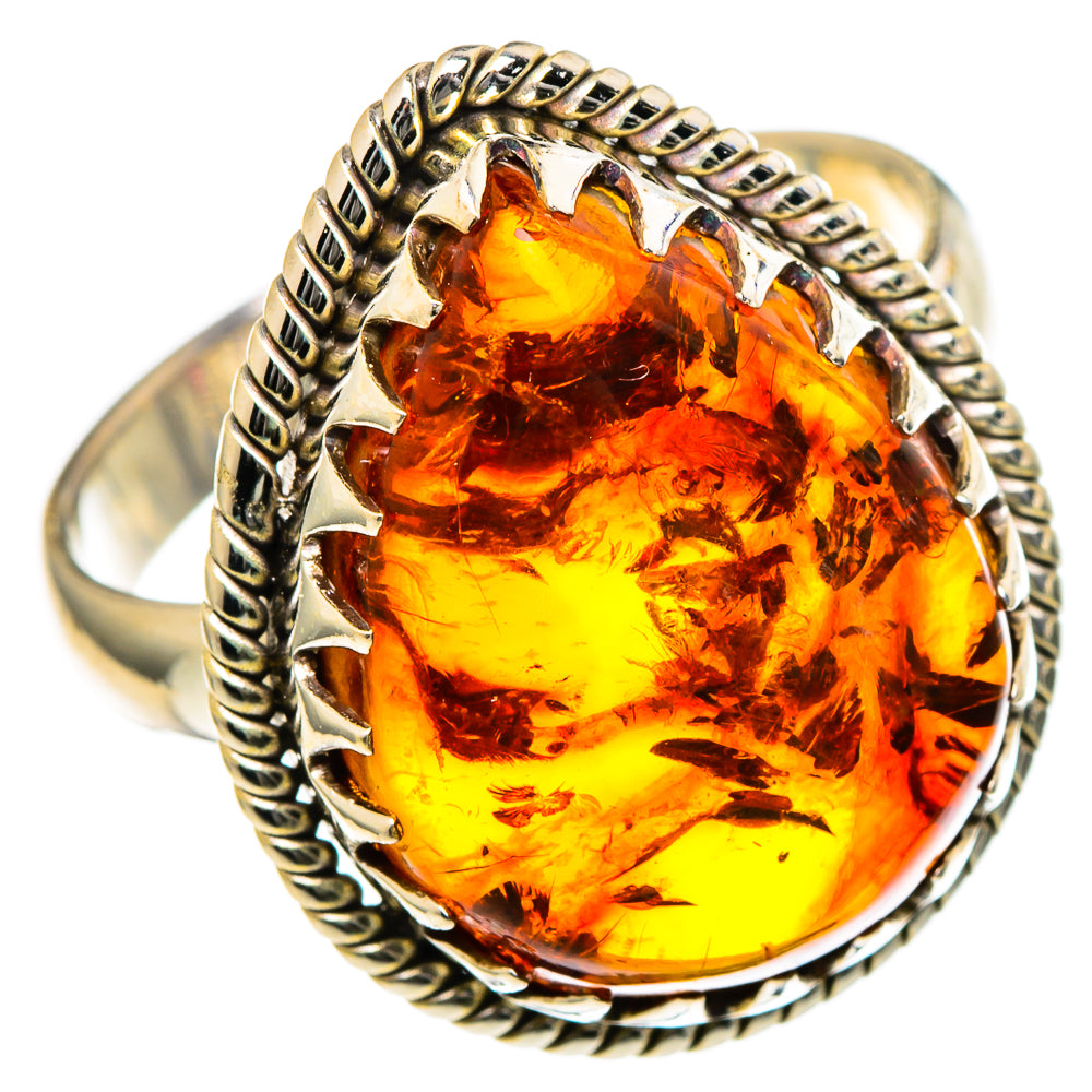 Baltic Amber Rings handcrafted by Anasilvercos - RING98352