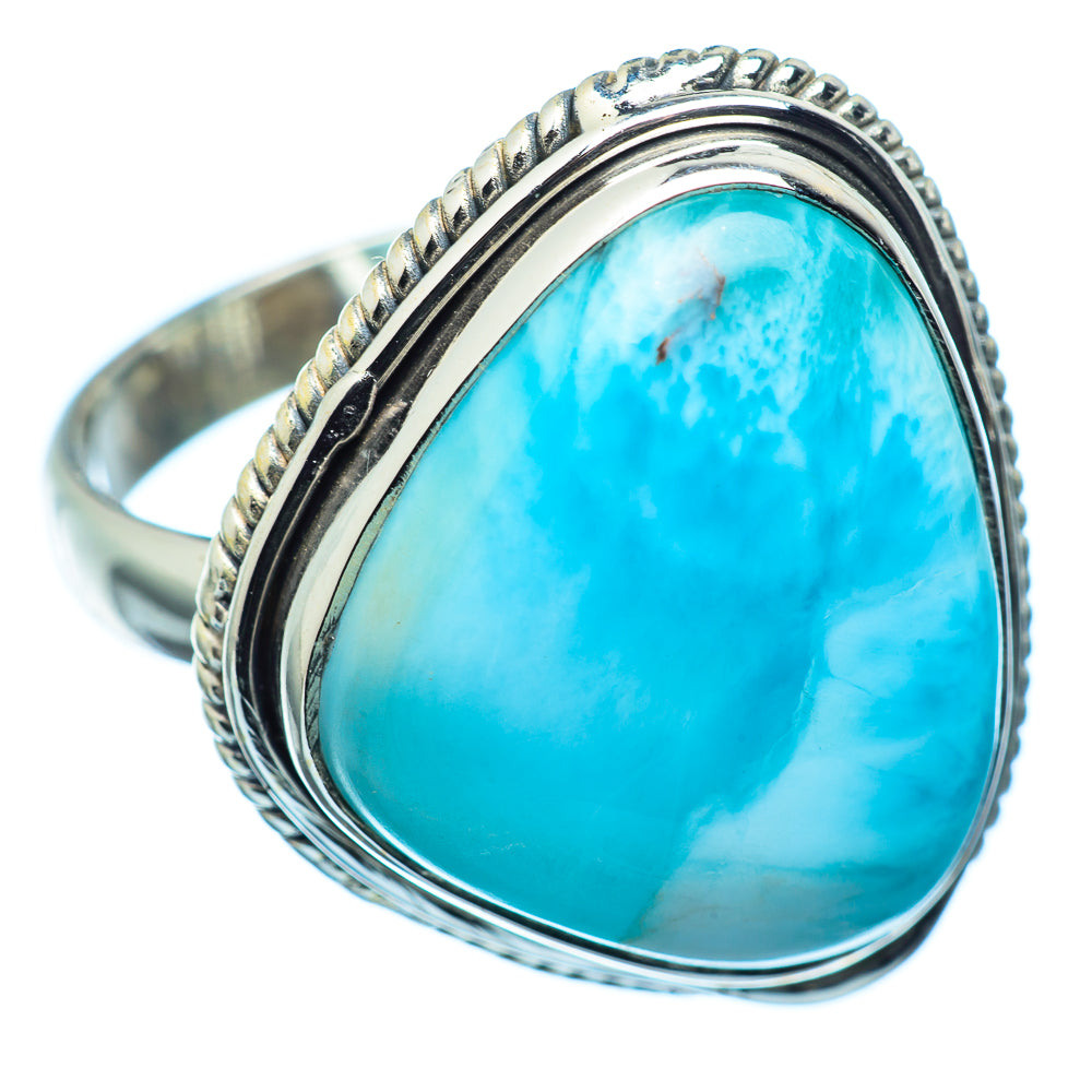Larimar Rings handcrafted by Anasilvercos - RING983600