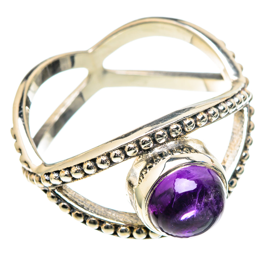 Amethyst Rings handcrafted by Anasilvercos - RING98361