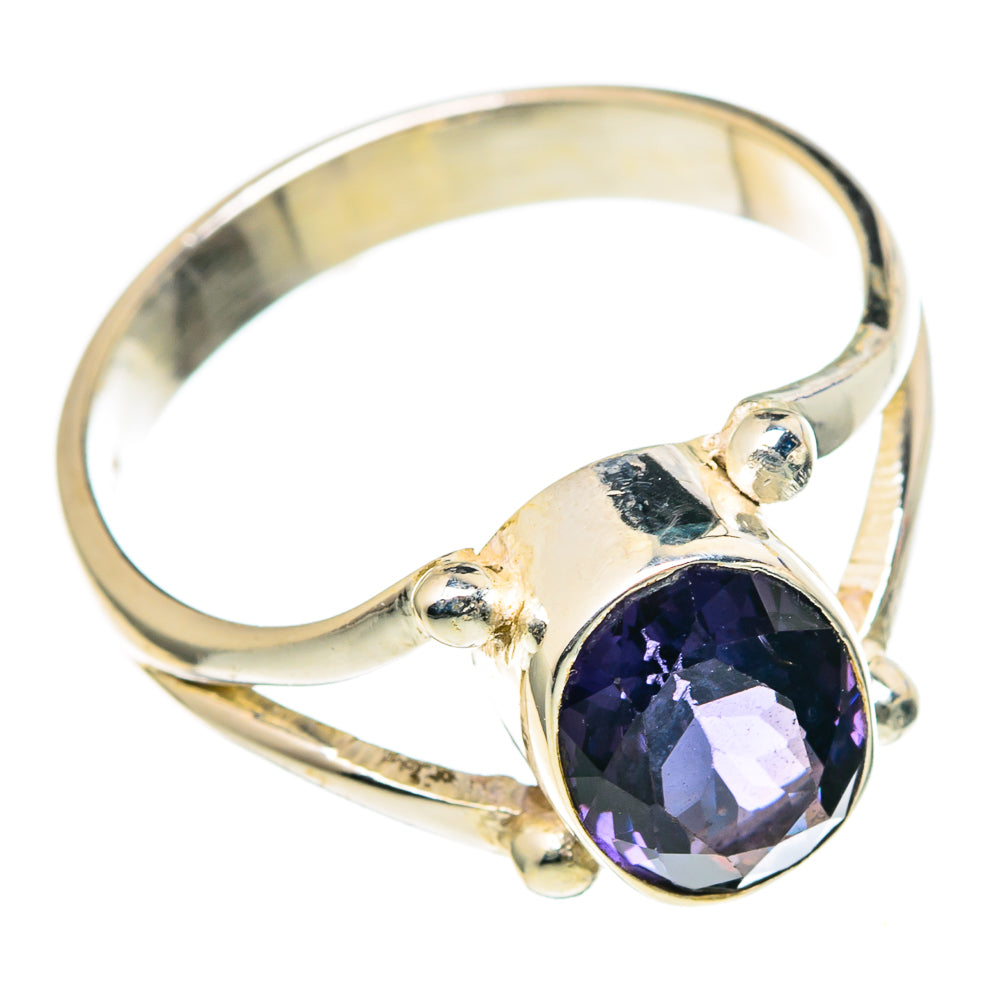 Violet Spinel Rings handcrafted by Anasilvercos - RING98364