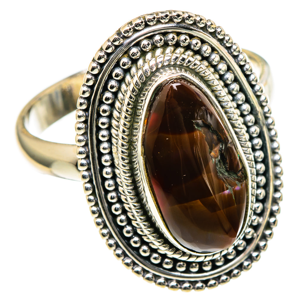 Mexican Fire Agate Rings handcrafted by Anasilvercos - RING98388